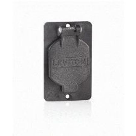 LEVITON Power Distribution Units Pdus Coverplate Single-Gang Flip-Lid 1.56 3058-E